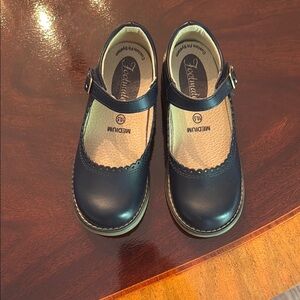 FootMates Navy Kids Mary Jane Shoes